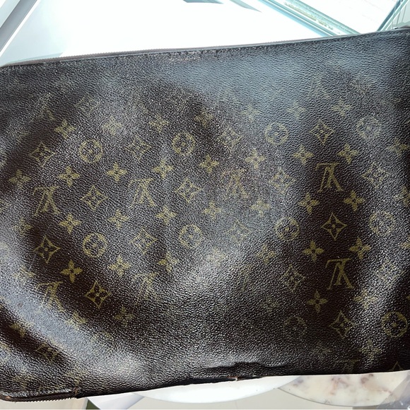 PROJECT PIECE Vintage Louis Vuitton Document Bag - Dark Brown Monogram - Picture 13 of 16